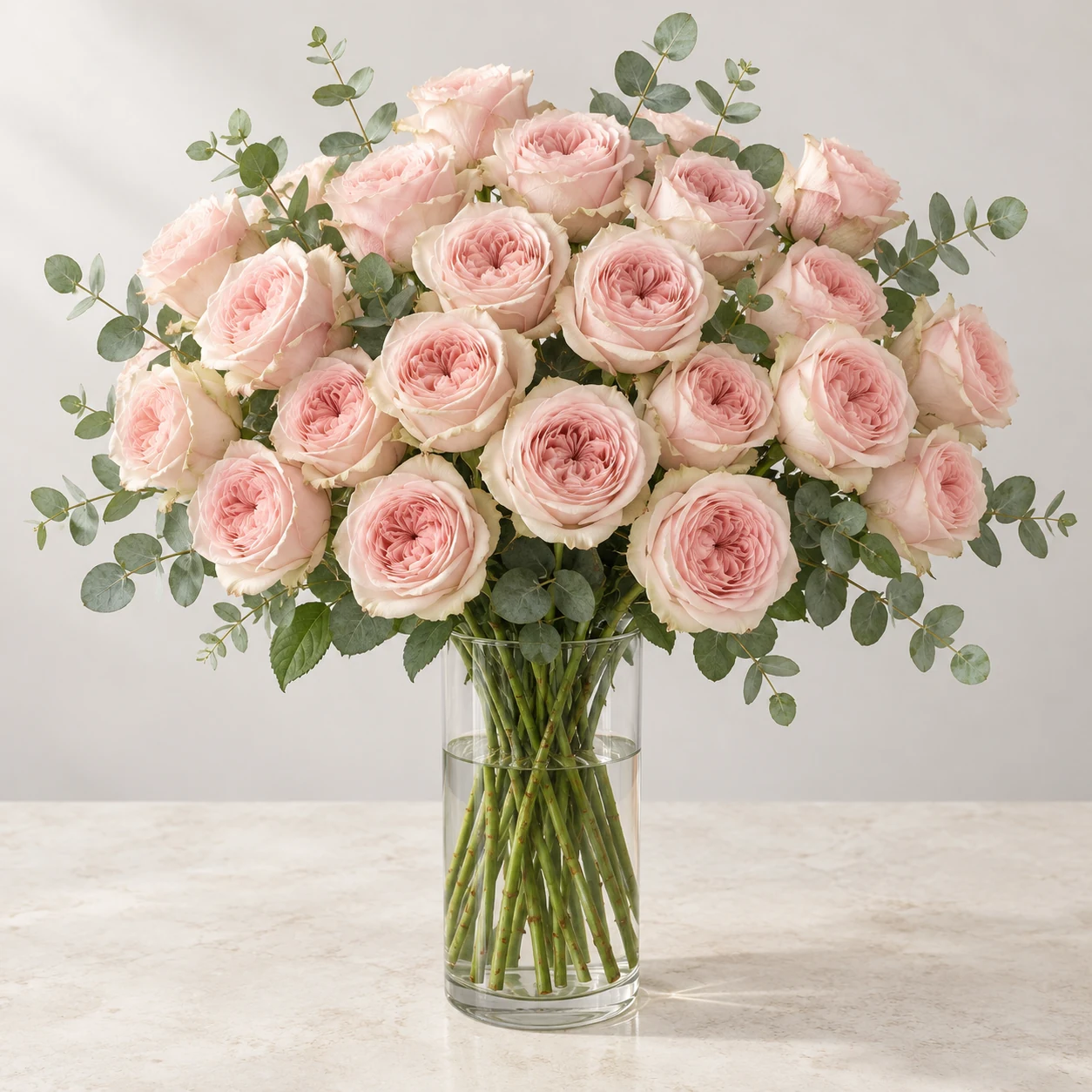 25 Pink Roses